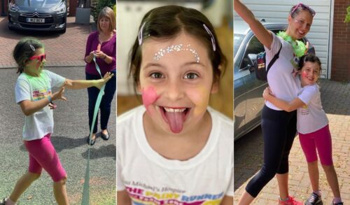 Seven year old Elizabeth raises money for The Courtyard