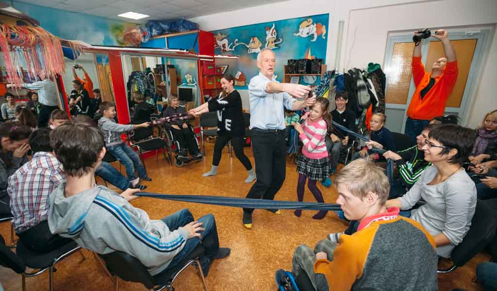 Open Theatre accessible arts company workshop