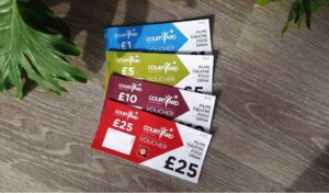 A collection of Courtyard gift vouchers