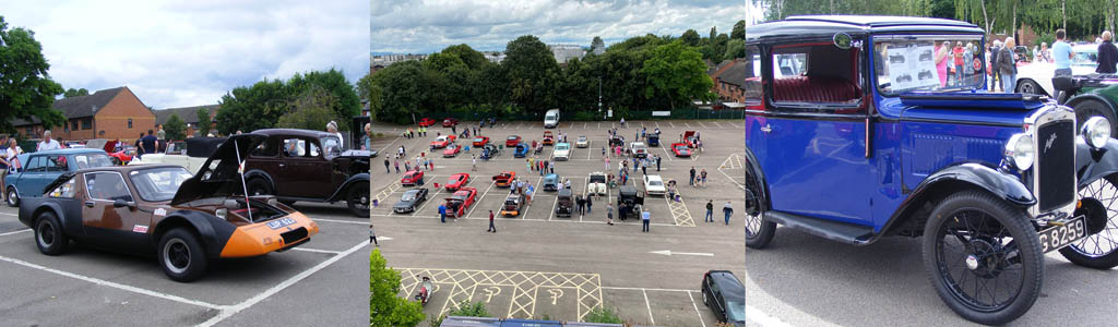 Three images from the Classic Car Show