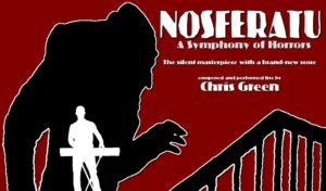 Nosferatu red image with black shadow