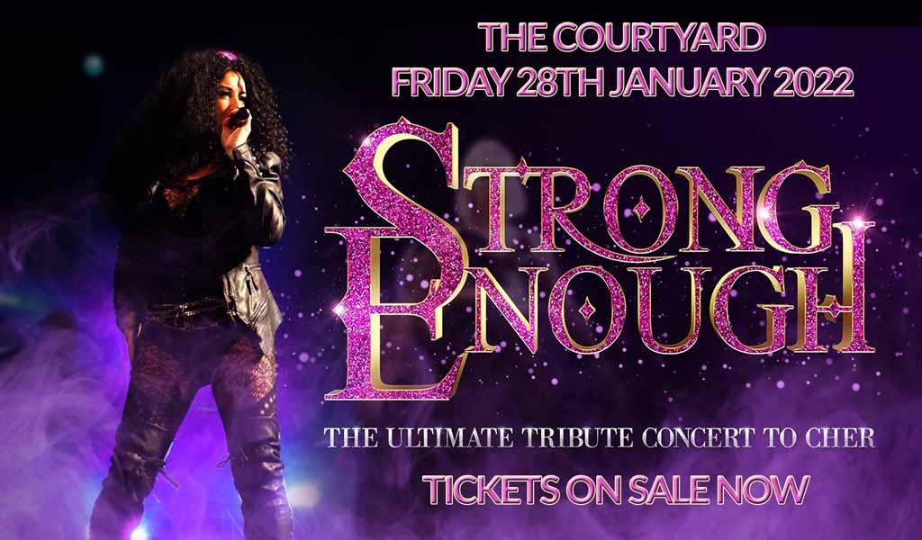 Image text: The Courtyard, Friday 28 January 2022.