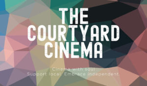 The Courtyard Cinema Logo - Cinema with Soul. Support Local. Embrace Independent.