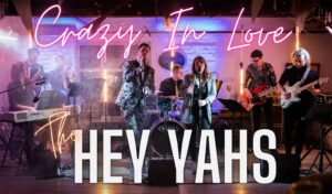The Hey Yahs - A band perform on stage