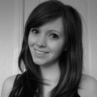 Black and white photo of Education Officer and Youth Theatre Leader Rebecca Cook