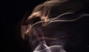 An image of a woman moving