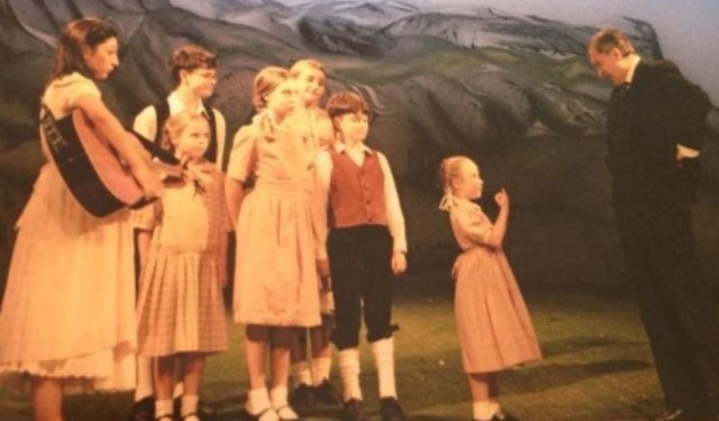 A production photo from The Sound of Music