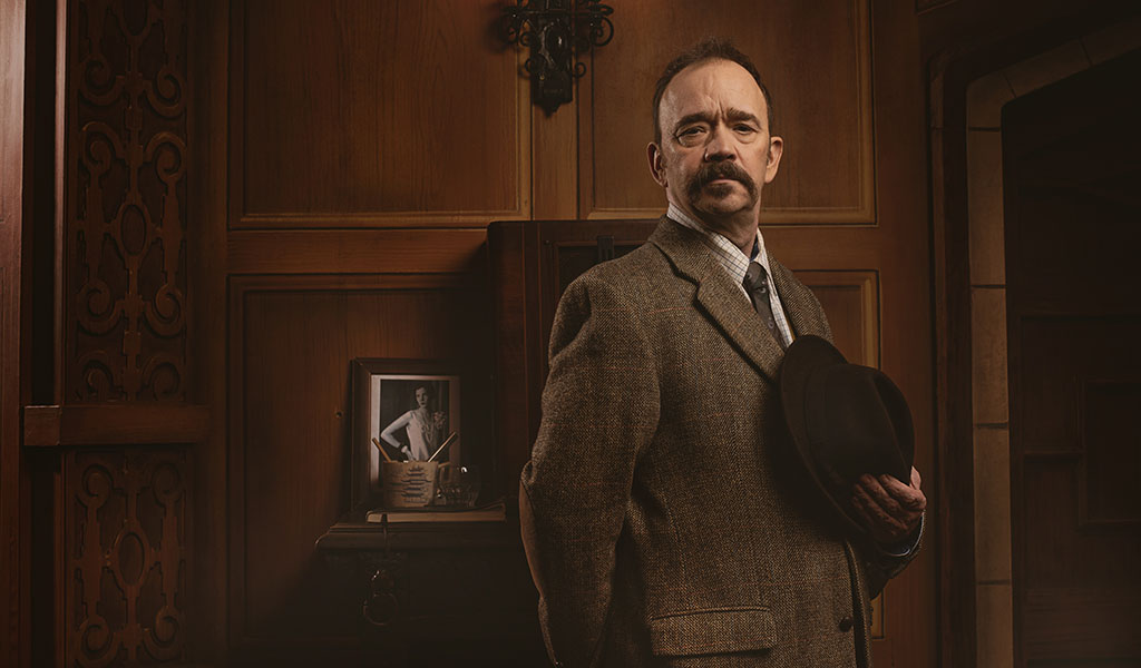 Todd Carty as Major Metcalf. The Mousetrap 70th Anniversary Tour. Photo by Matt Crockett