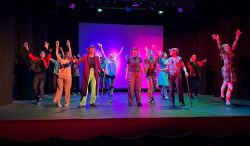 A production shot from Charlie and the Chocolate factory