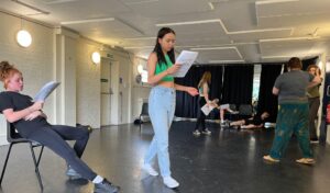 The Courtyard Youth Theatre taking part in a workshop at The Swan Theatre