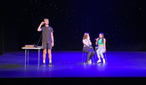 The Courtyard Youth Theatre performing on stage