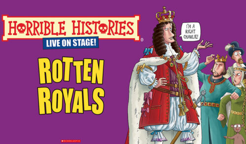 Horrible Histories Rotten Royals  an illustrations of King Charles I