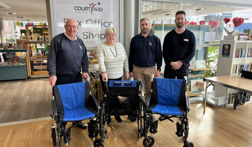 TPG Disable Aids donate Wheelchairs to The Courtyard