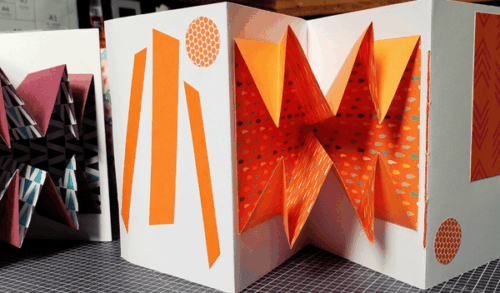 A collection of book art