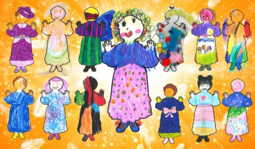 The Courtyard Design a dame costume competition entries collage